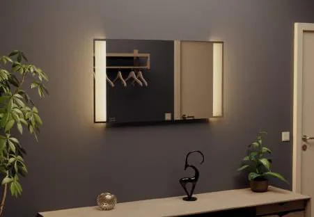 infraNOMIC LED-LINE: Beleuchtete Heizspiegel