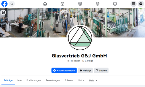 Facebook Glasvertrieb G&J GmbH